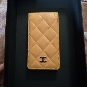 Chanel Pink Quilted Phone Case